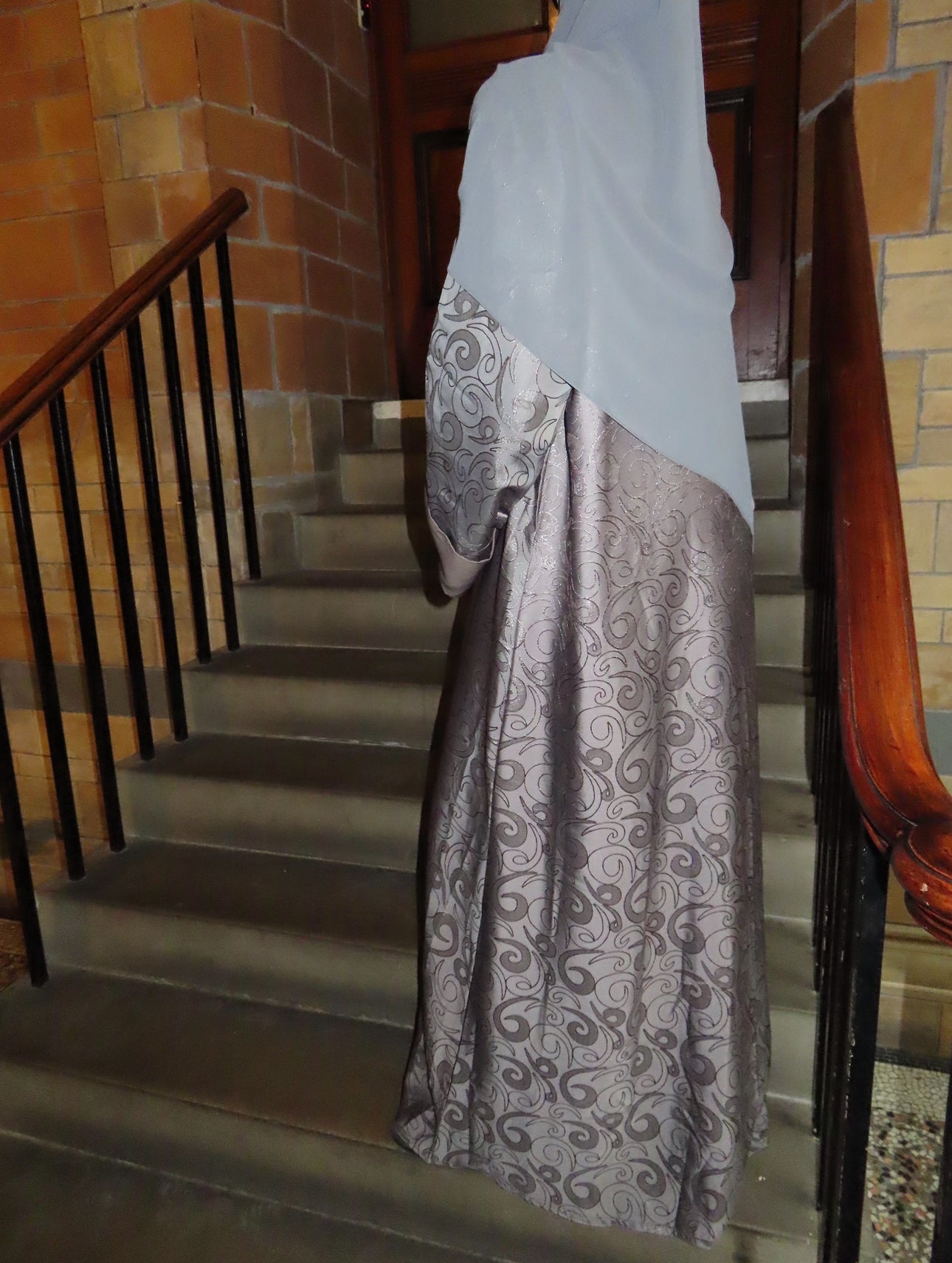Mocha Swirl 4 Piece Abaya Set